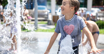 interactive fountain