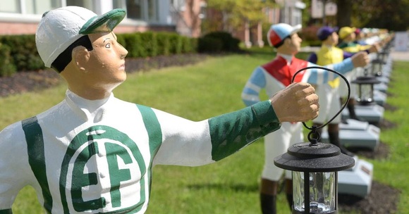 lawn jockey sculptures