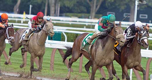 saratoga-racing-525x275 horses racing on flat track