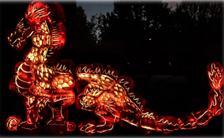 pumpkin sculpture