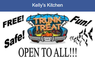 Kellys kitchen trunk or treat logo